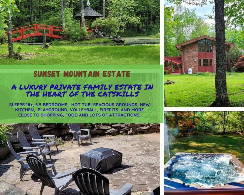 Sunset Estate In The Catskills Монтичело Екстериор снимка